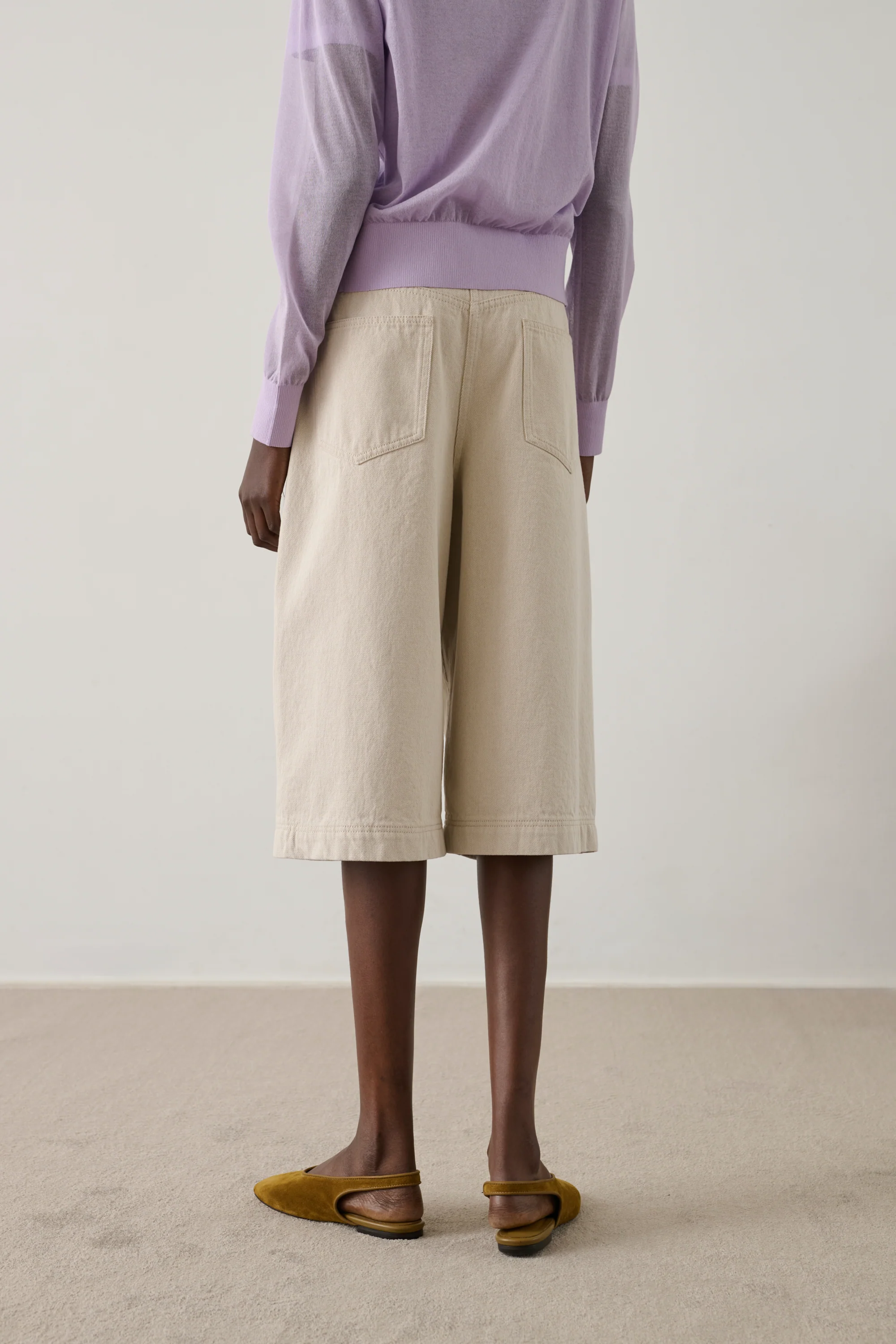 WHITE FRANCIS BERMUDA SHORTS - Image 4