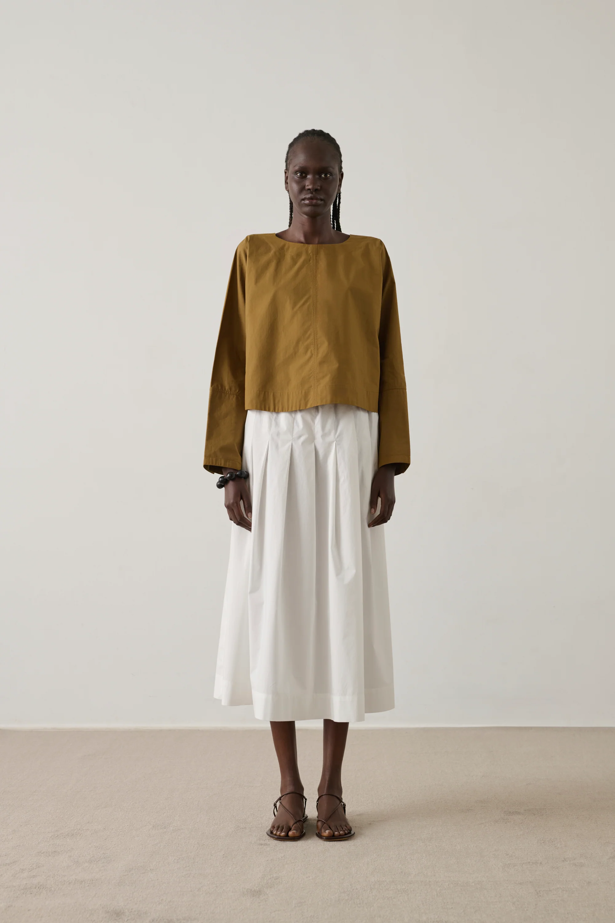 BROWN ARMAND BLOUSE - Image 3