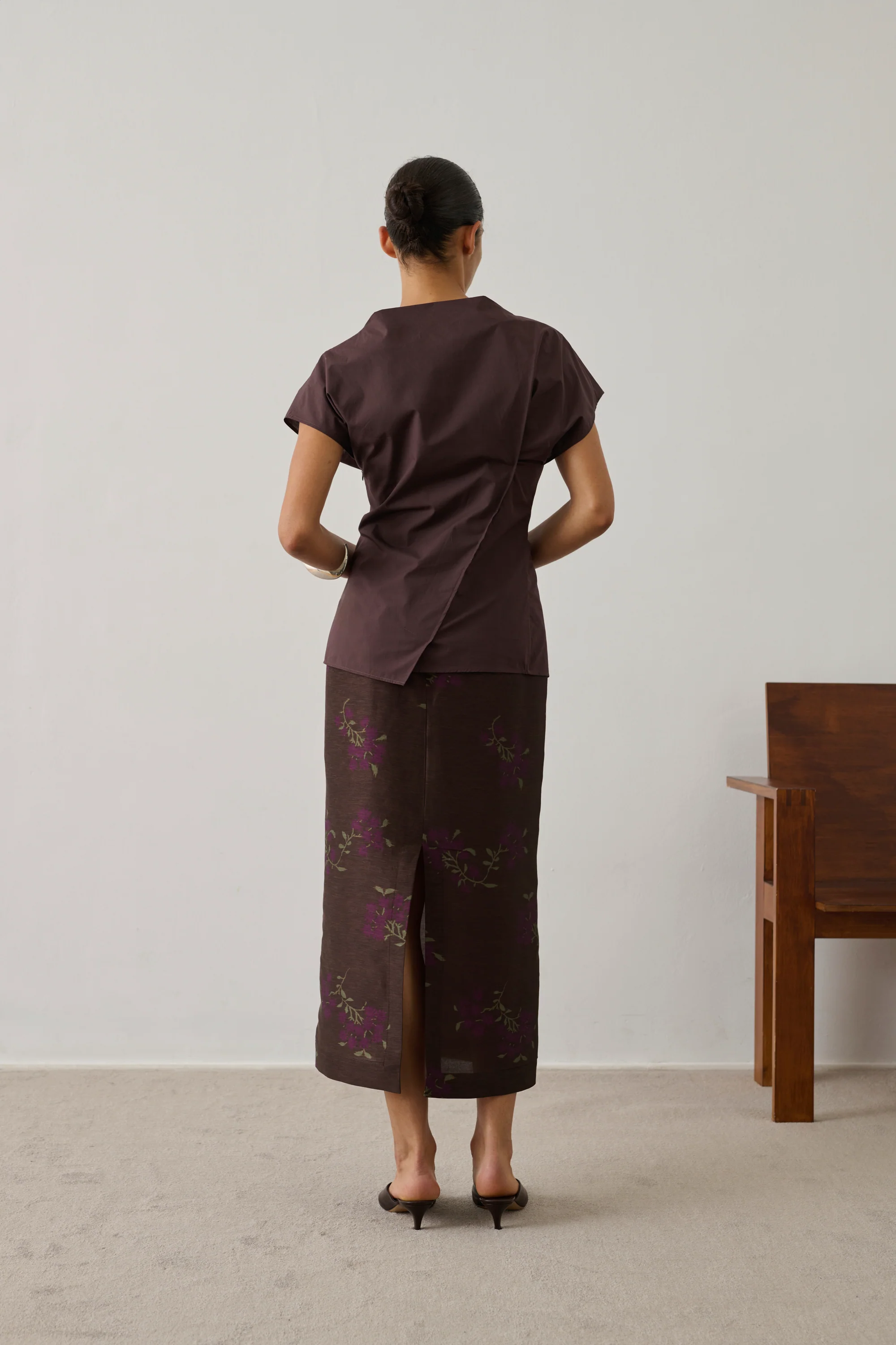 PURPLE FEDORA BLOUSE - Image 4