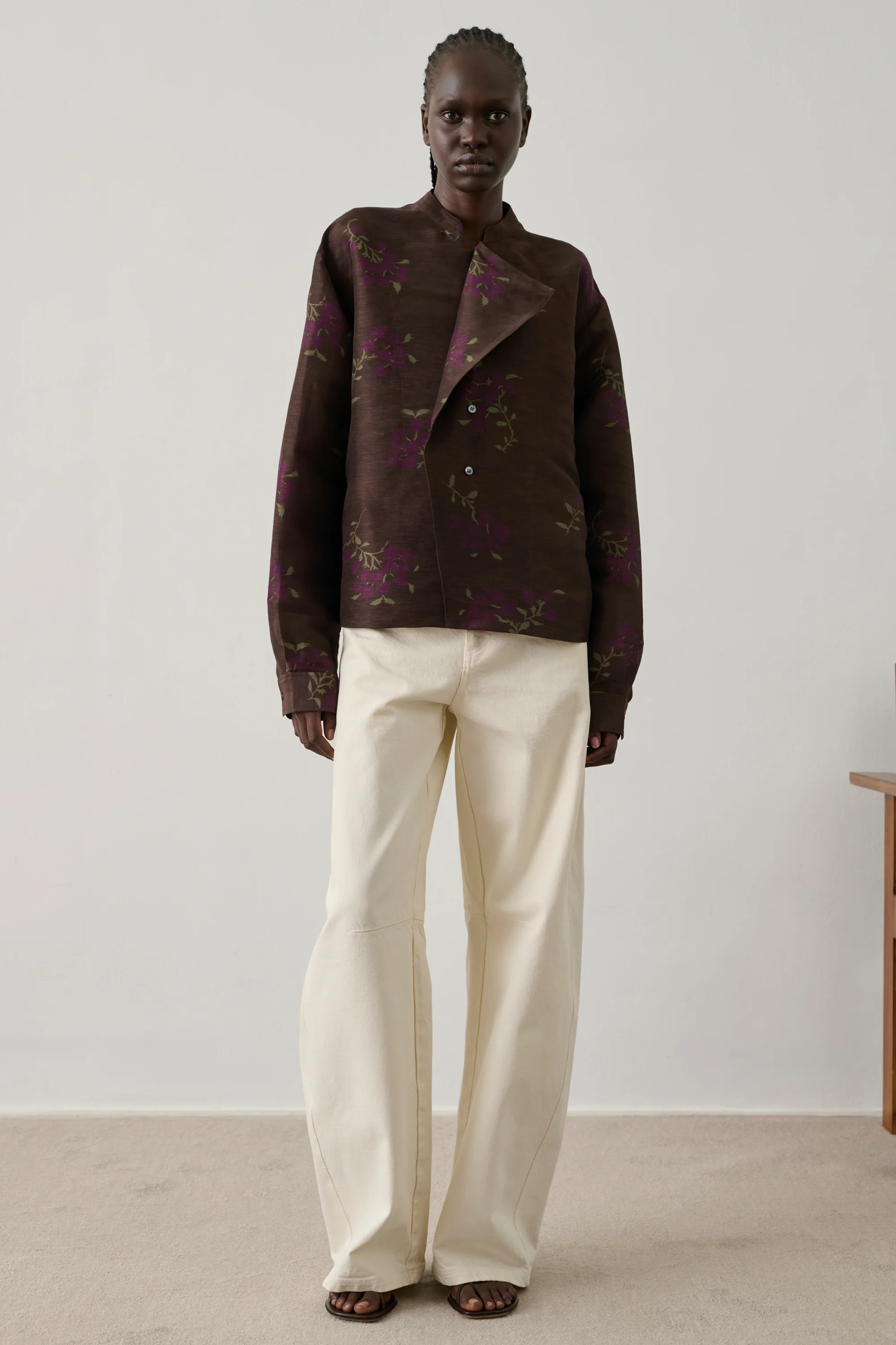 BROWN HAMPTON BLOUSE - Image 2