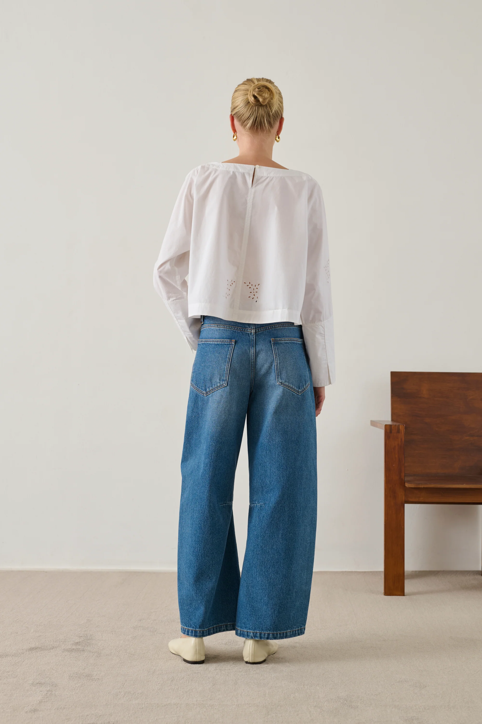 WHITE HANSEL BLOUSE - Image 3