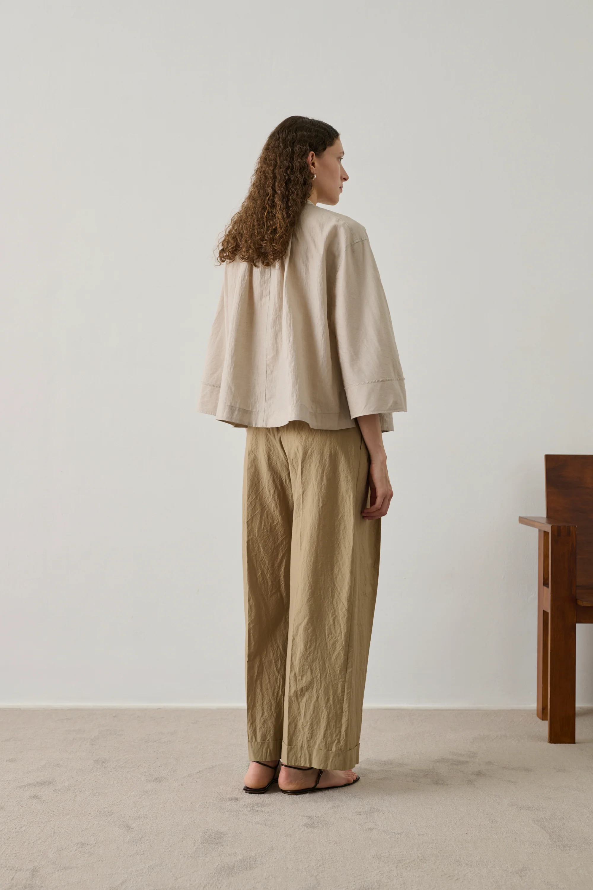BEIGE HENNIE BLOUSE - Image 4