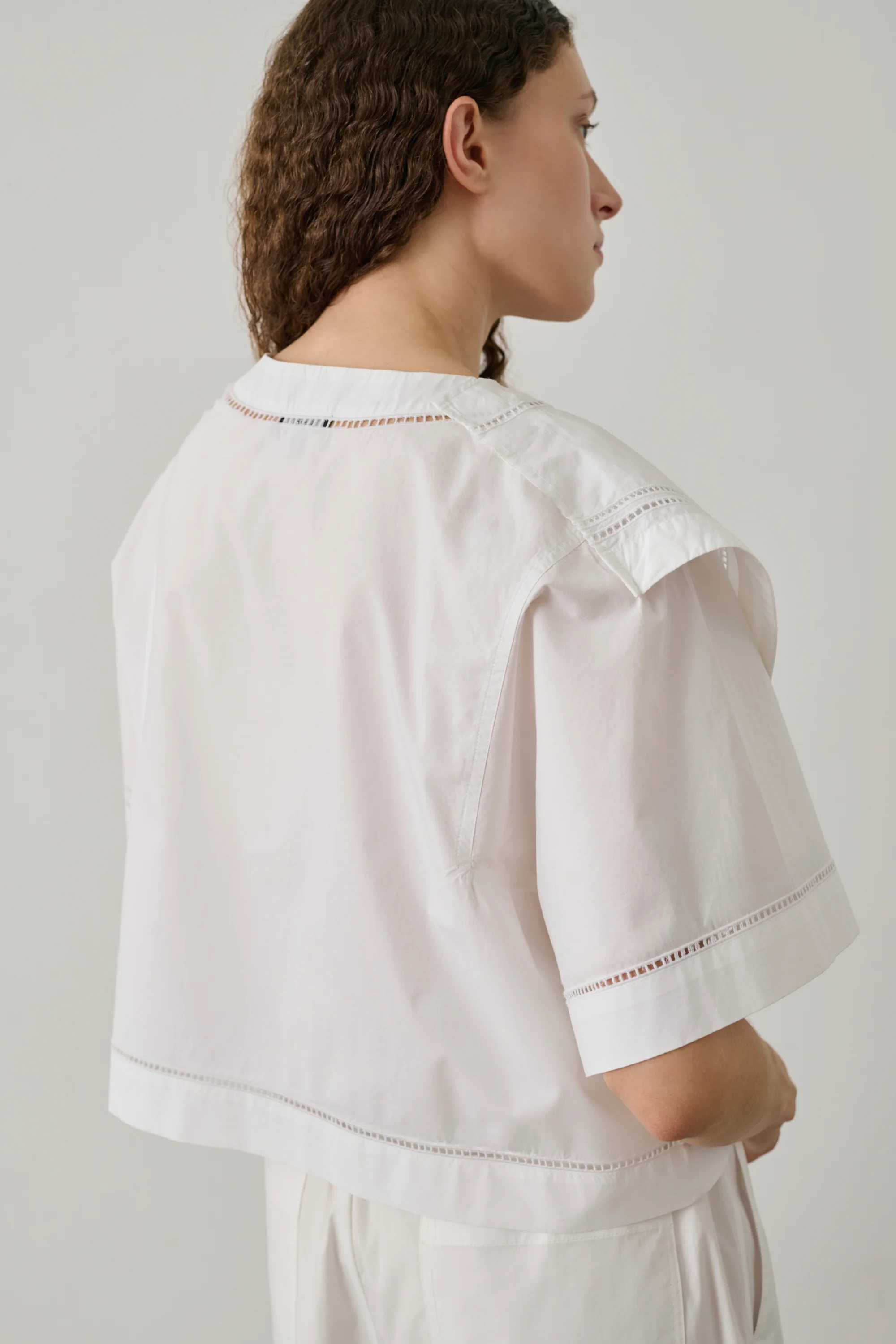 WHITE IRENE BLOUSE - Image 4