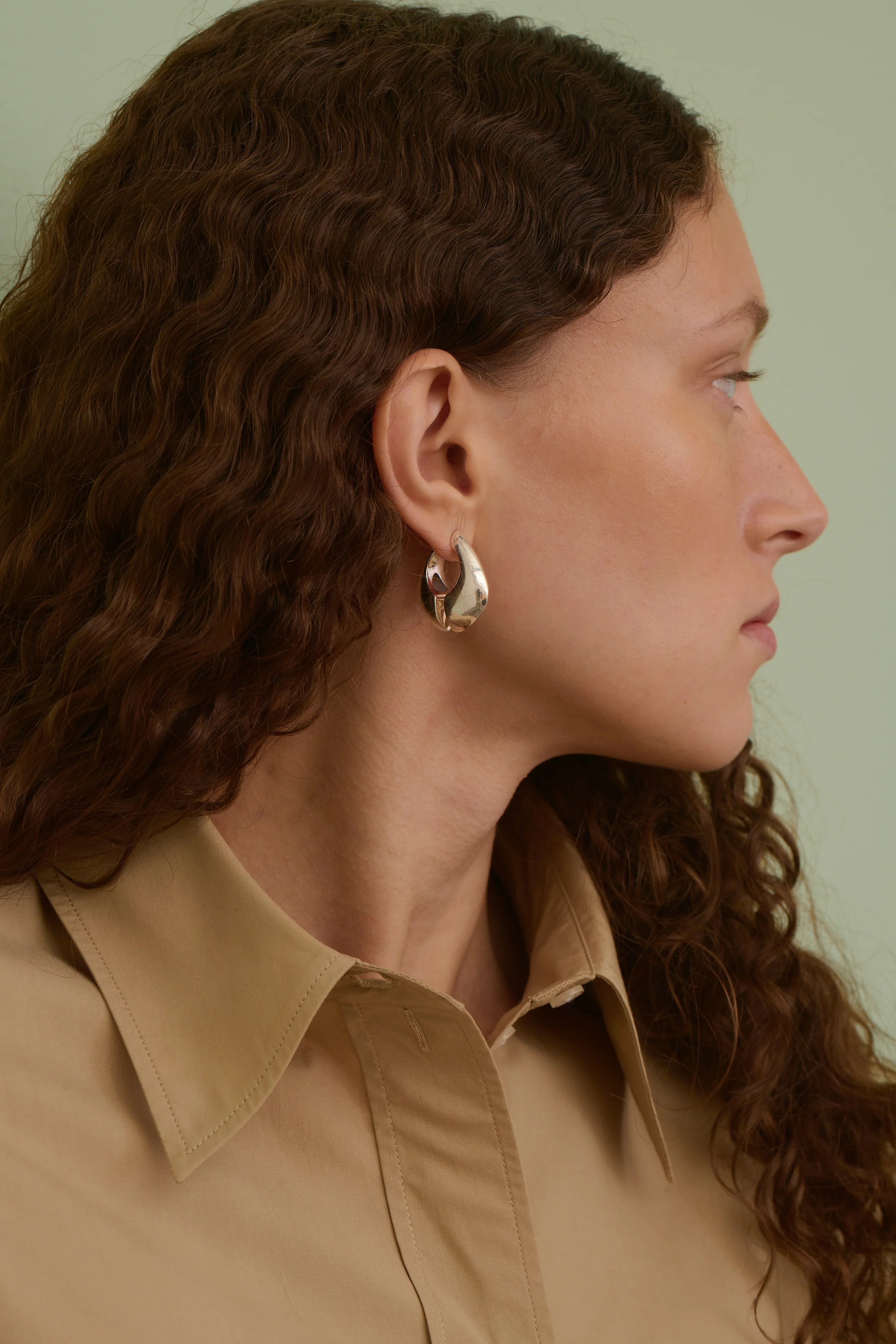 MAXI SILVER EARRINGS - Image 3