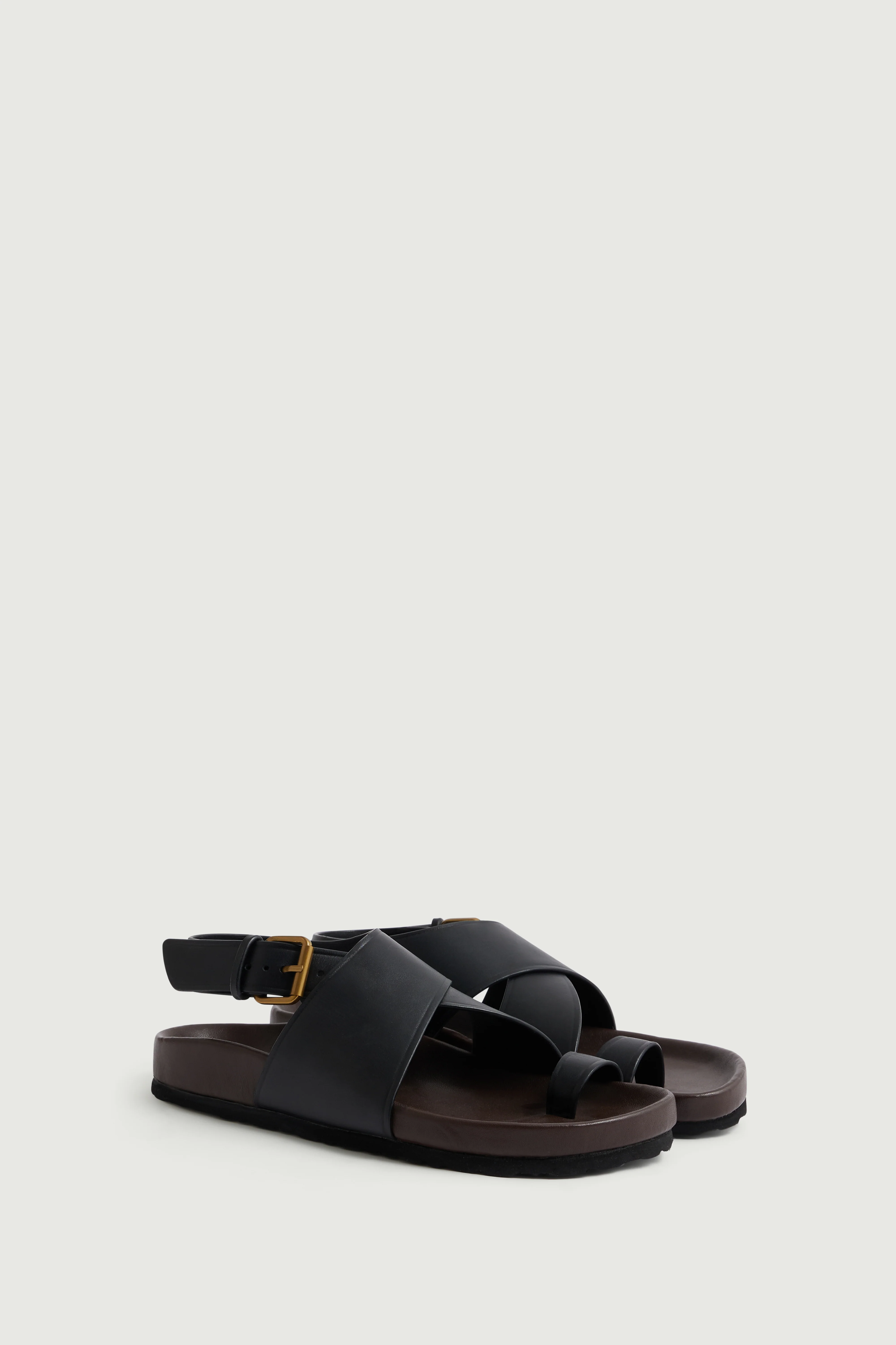 BLACK DOMANI SANDALS - Image 2