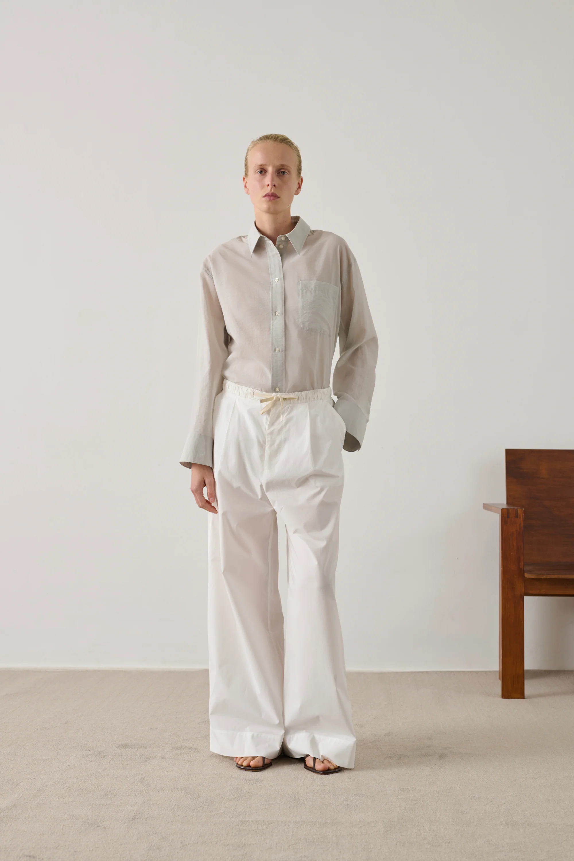 GREY FRANCESCA SHIRT - Image 5