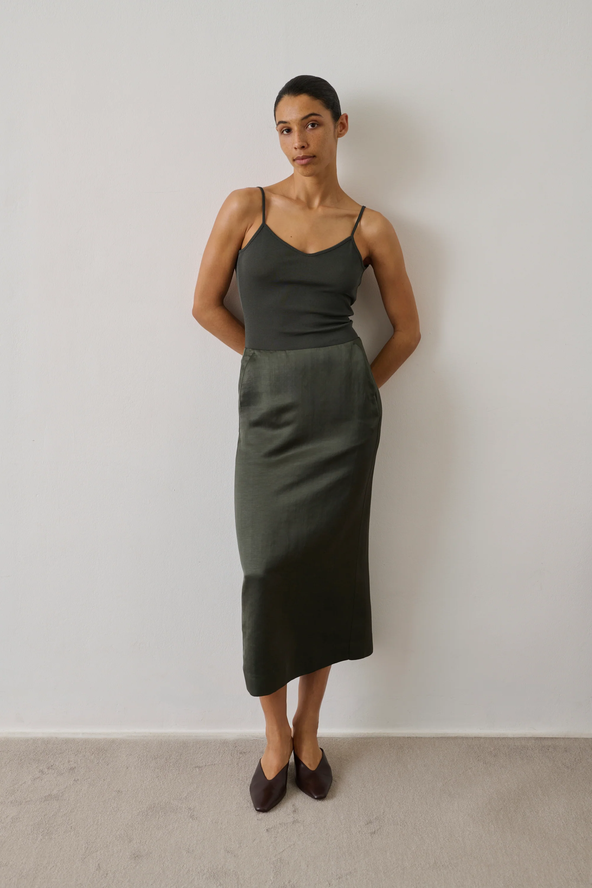 GREY ILA TANK TOP
