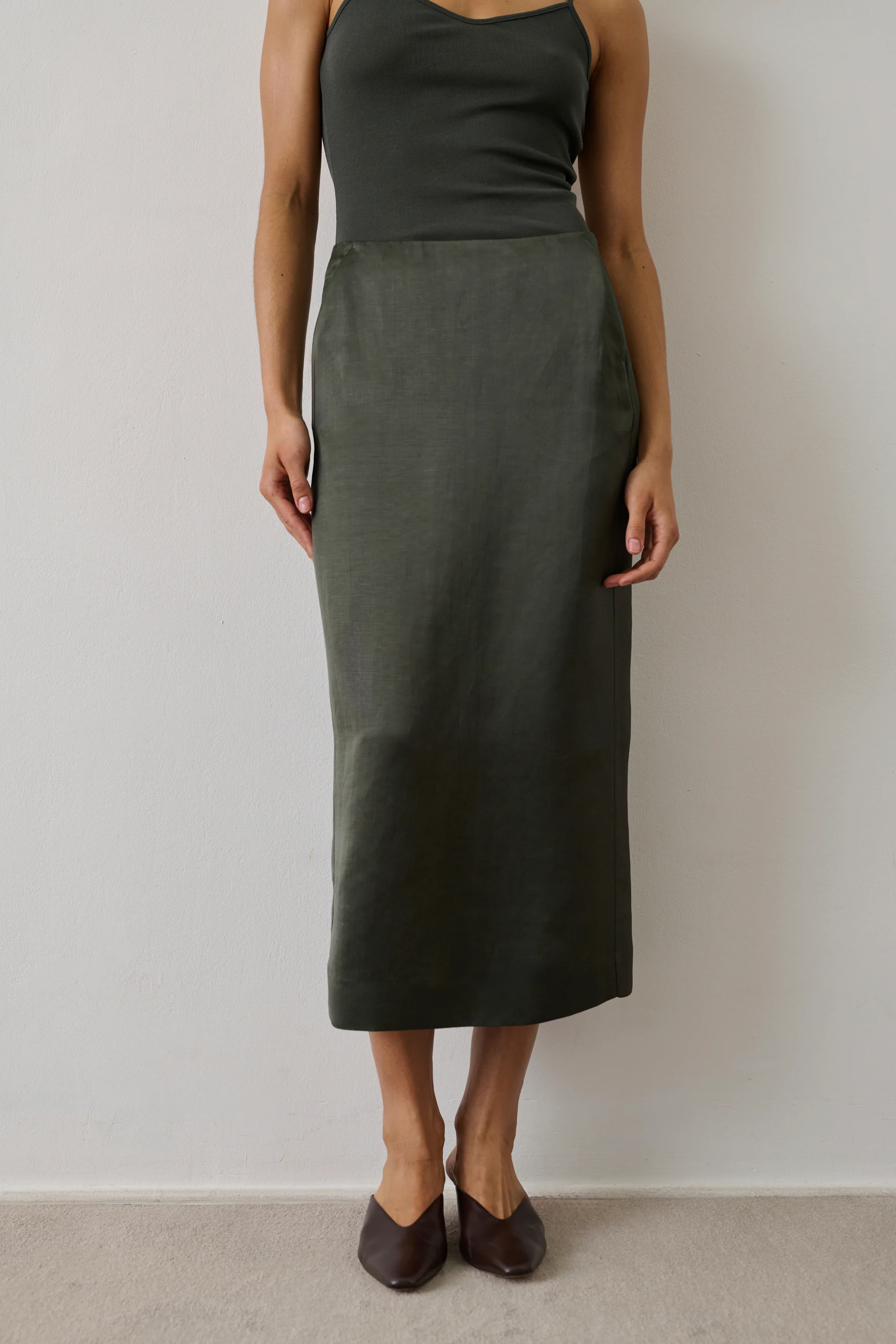 GREEN HELIA SKIRT - Image 3