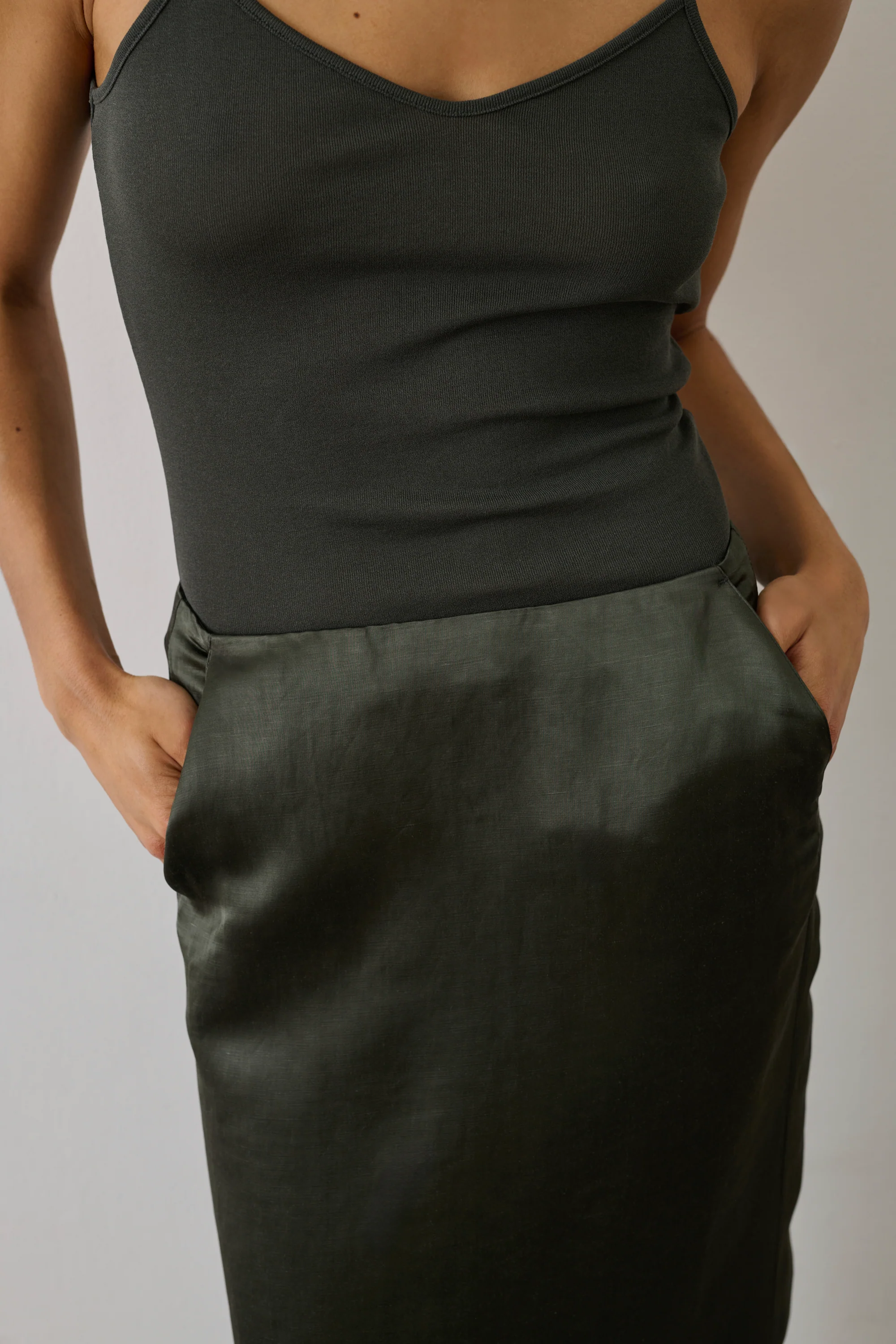 GREEN HELIA SKIRT - Image 5