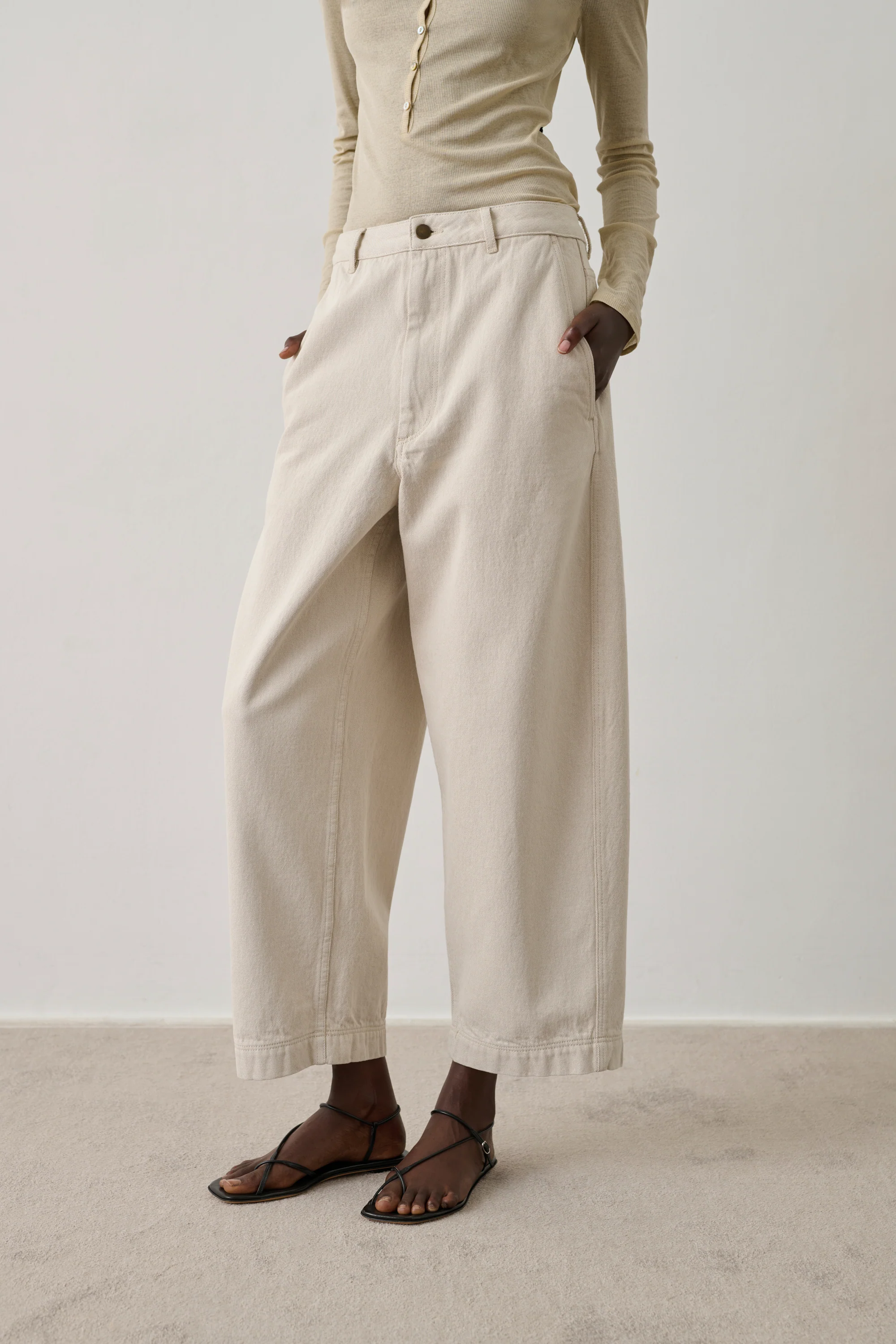 WHITE CLOVIS TROUSERS - Image 3