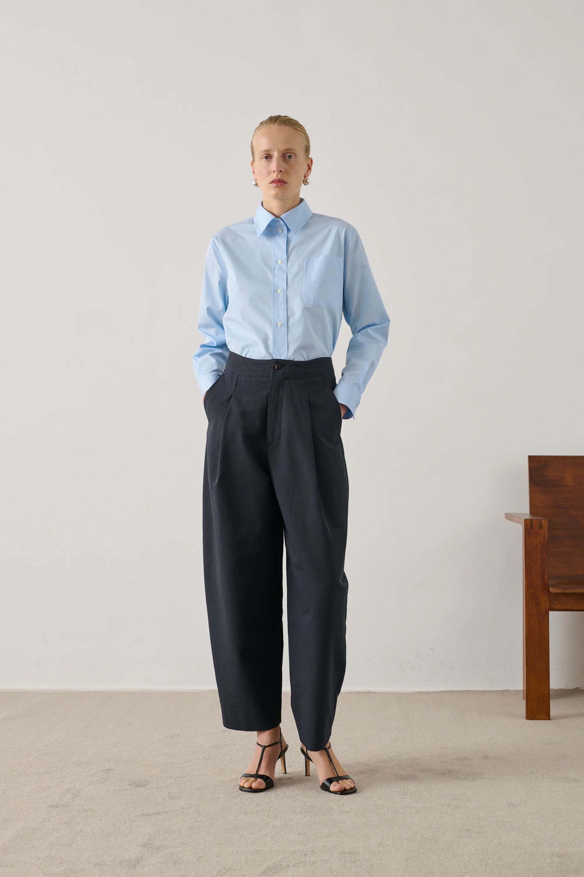 BLACK DALEY TROUSERS - Image 2