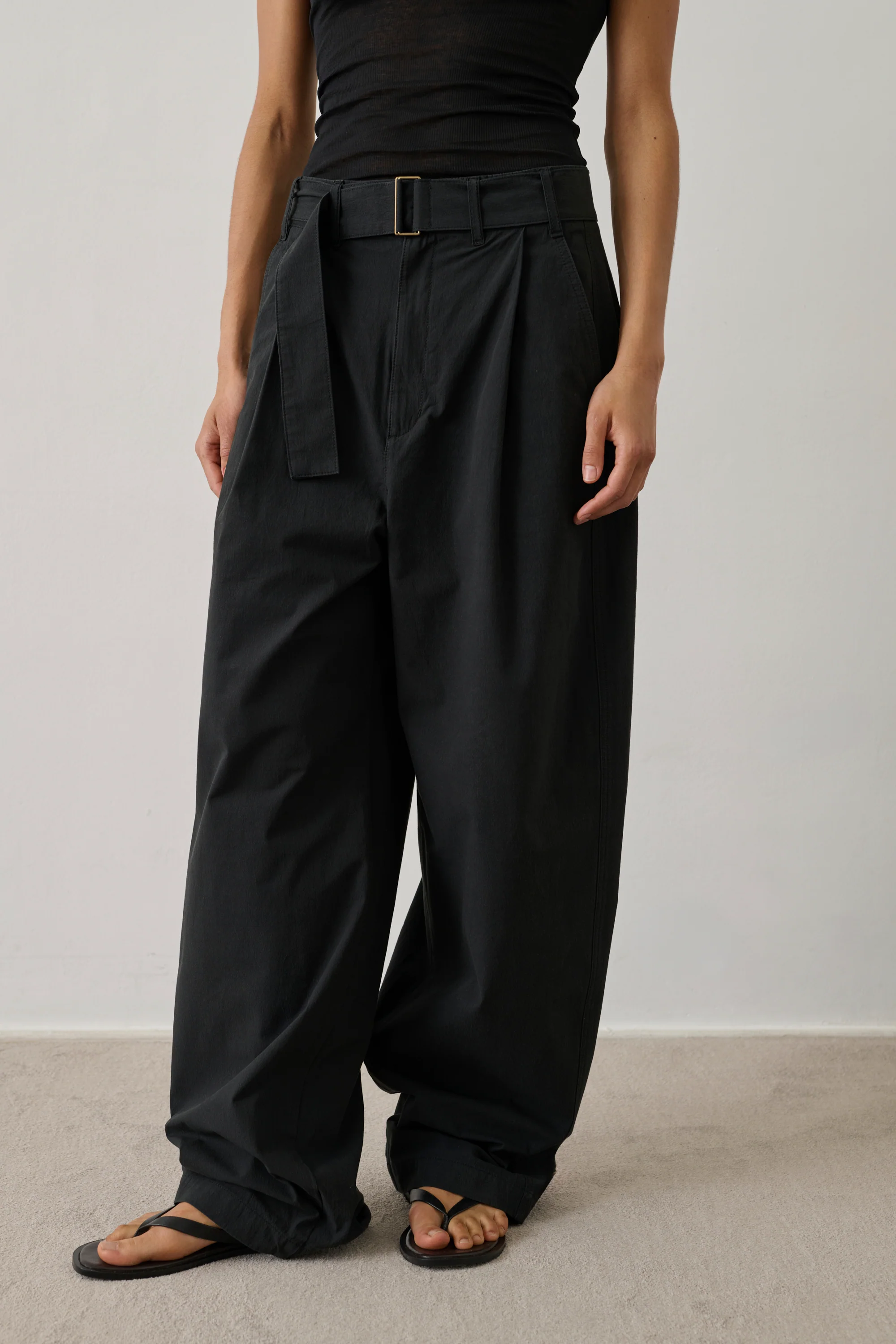 BLACK GABY TROUSERS - Image 3