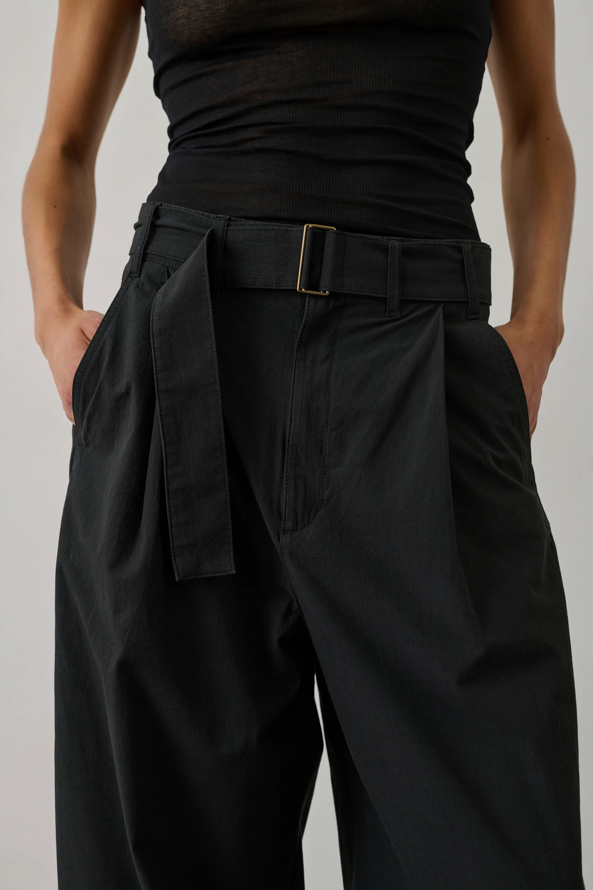 BLACK GABY TROUSERS - Image 4