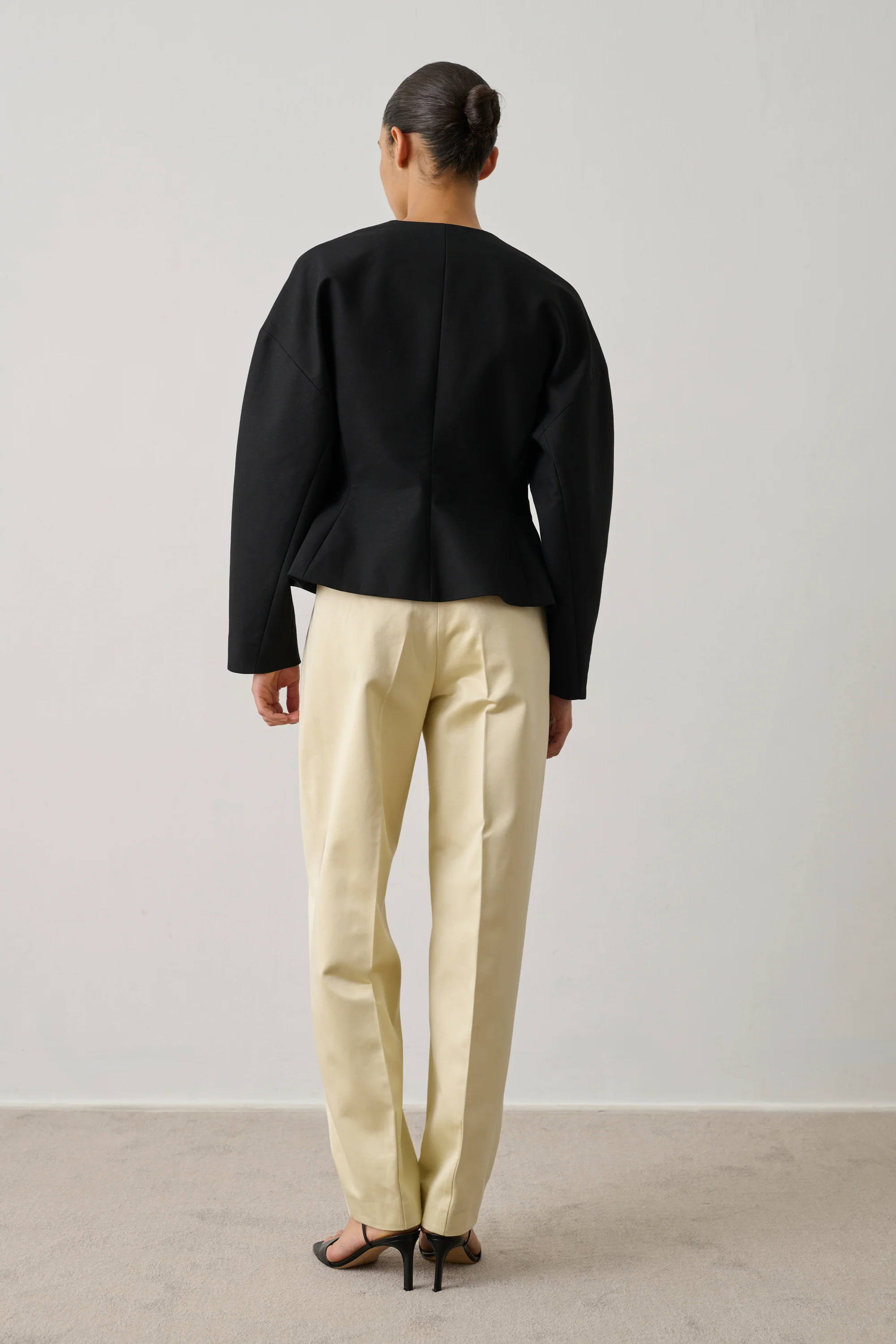 BEIGE GRAHAM TROUSERS - Image 4