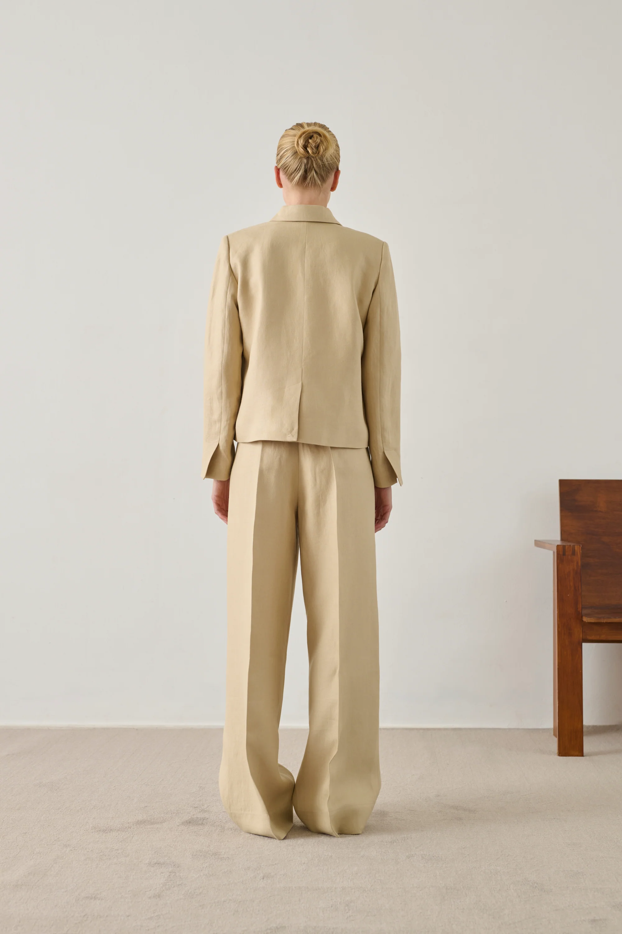BEIGE HIPPOLYTE TROUSERS - Image 2