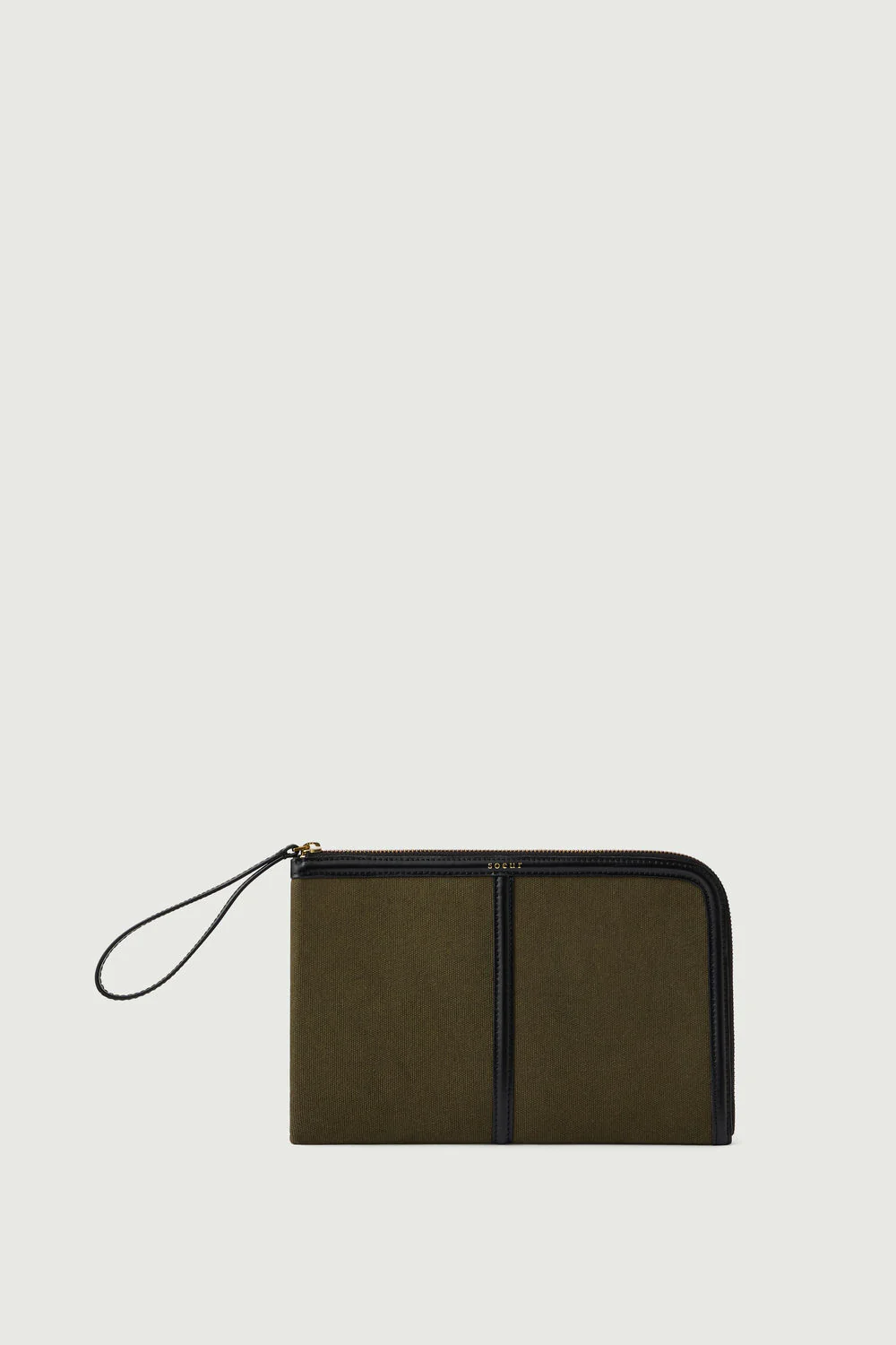 KHAKI DOCES CLUTCH