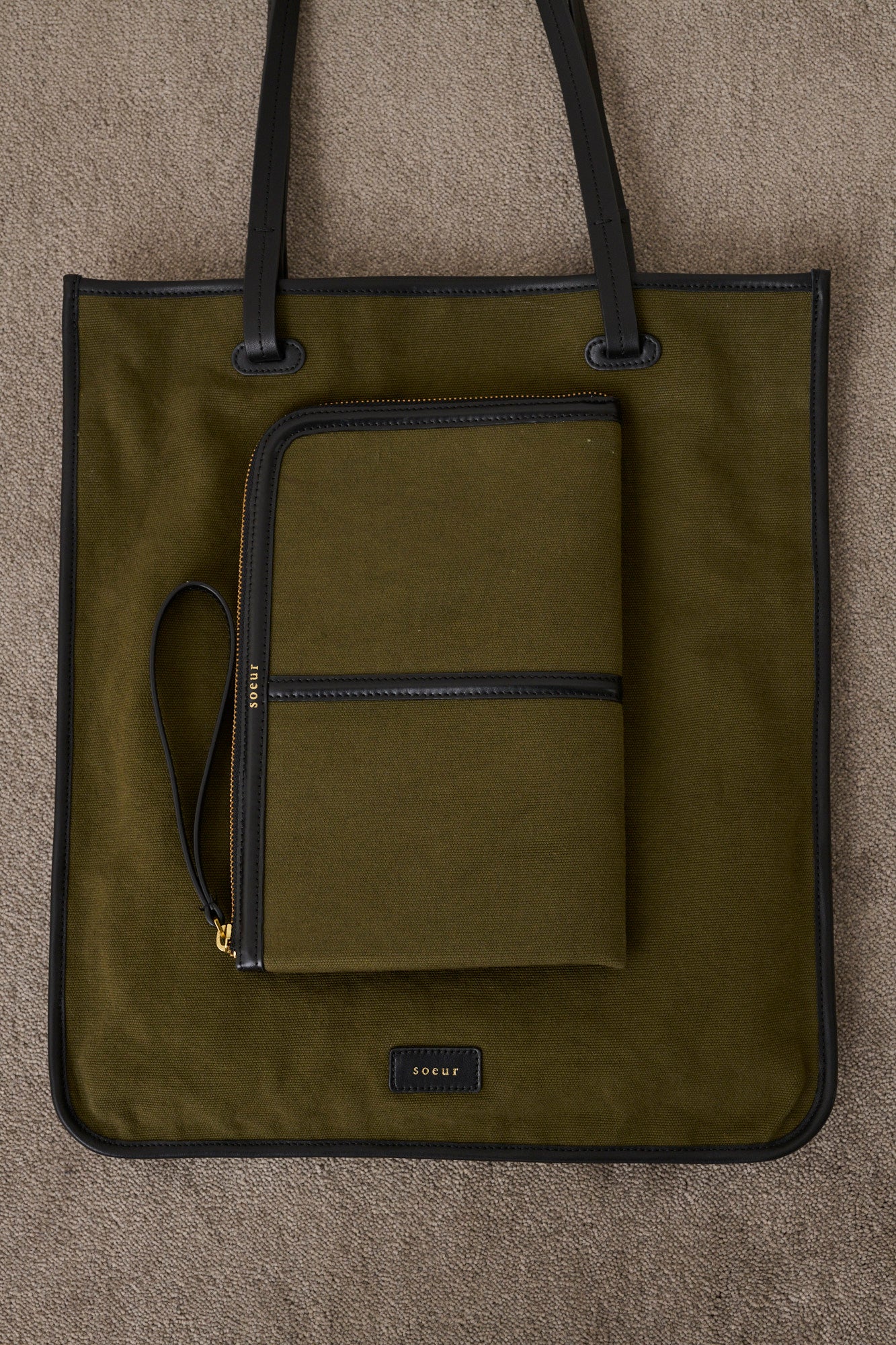 KHAKI DOCES CLUTCH - Image 6