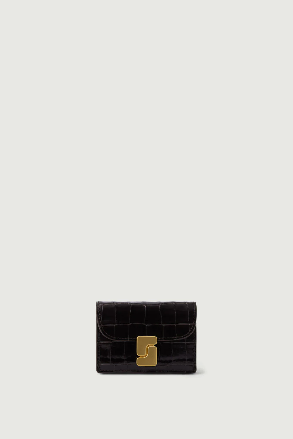 BROWN AUBE CARD HOLDER