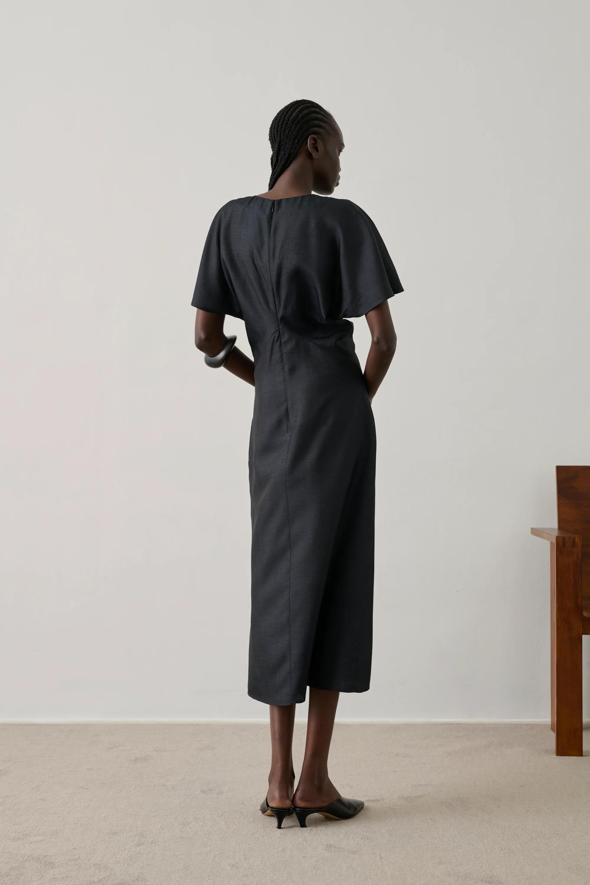 BLACK ELLA DRESS - Image 3