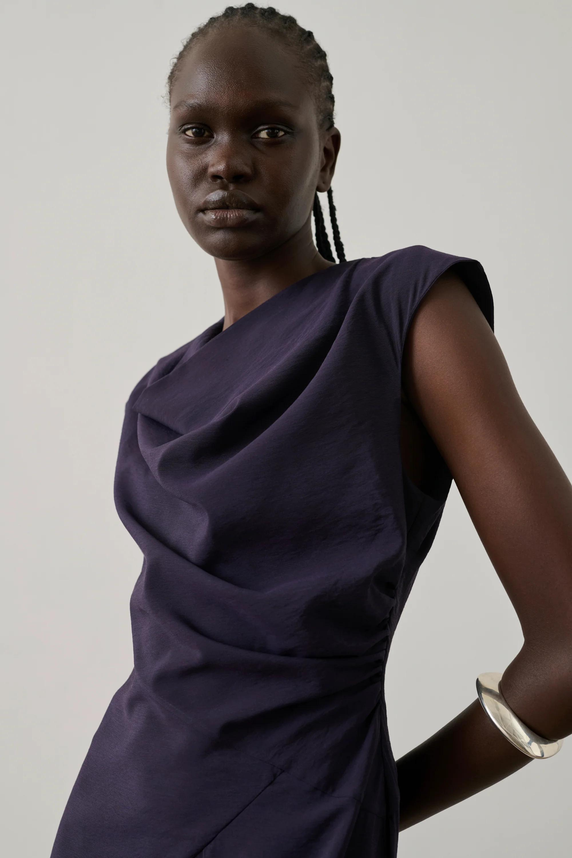 PURPLE EUGENIE DRESS - Image 3