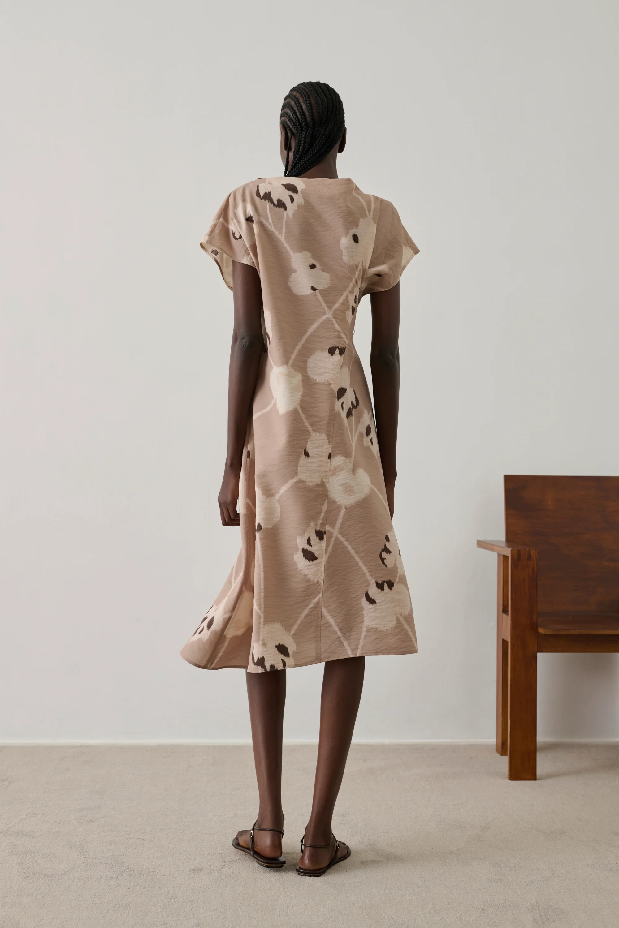 BEIGE FELICIE DRESS - Image 2