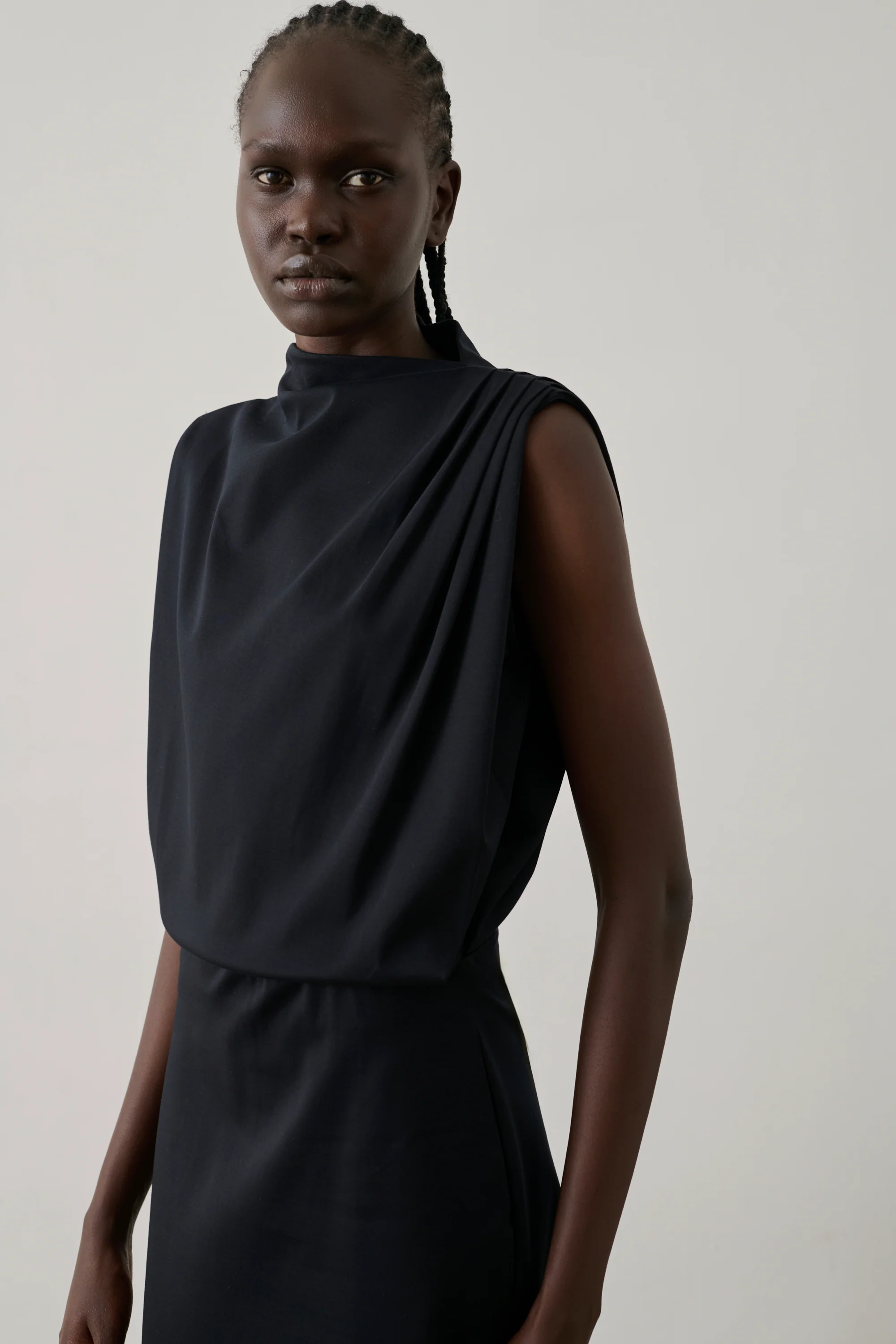 BLACK GEMMA DRESS - Image 3