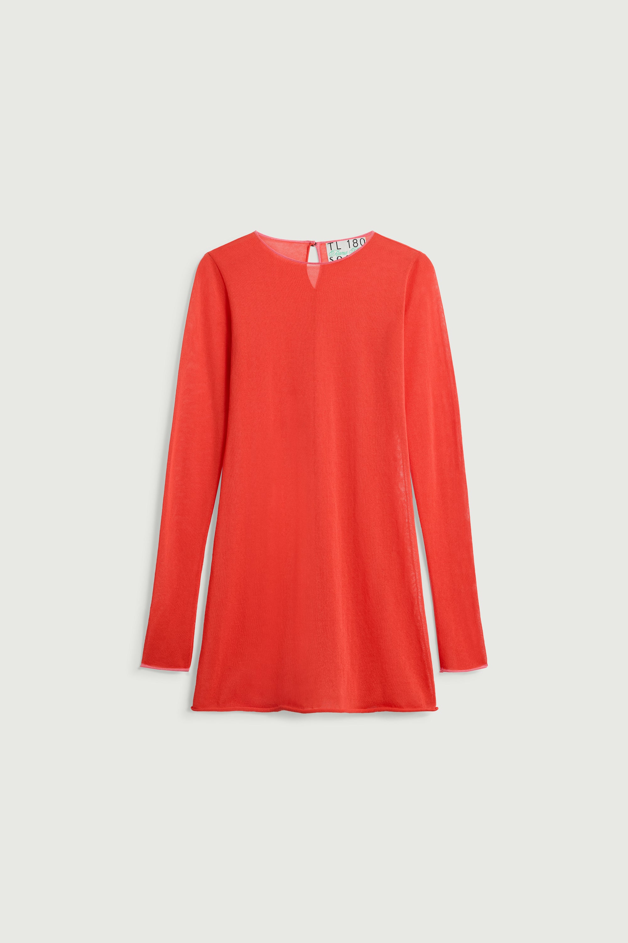 RED IRENE MINI DRESS - Image 7