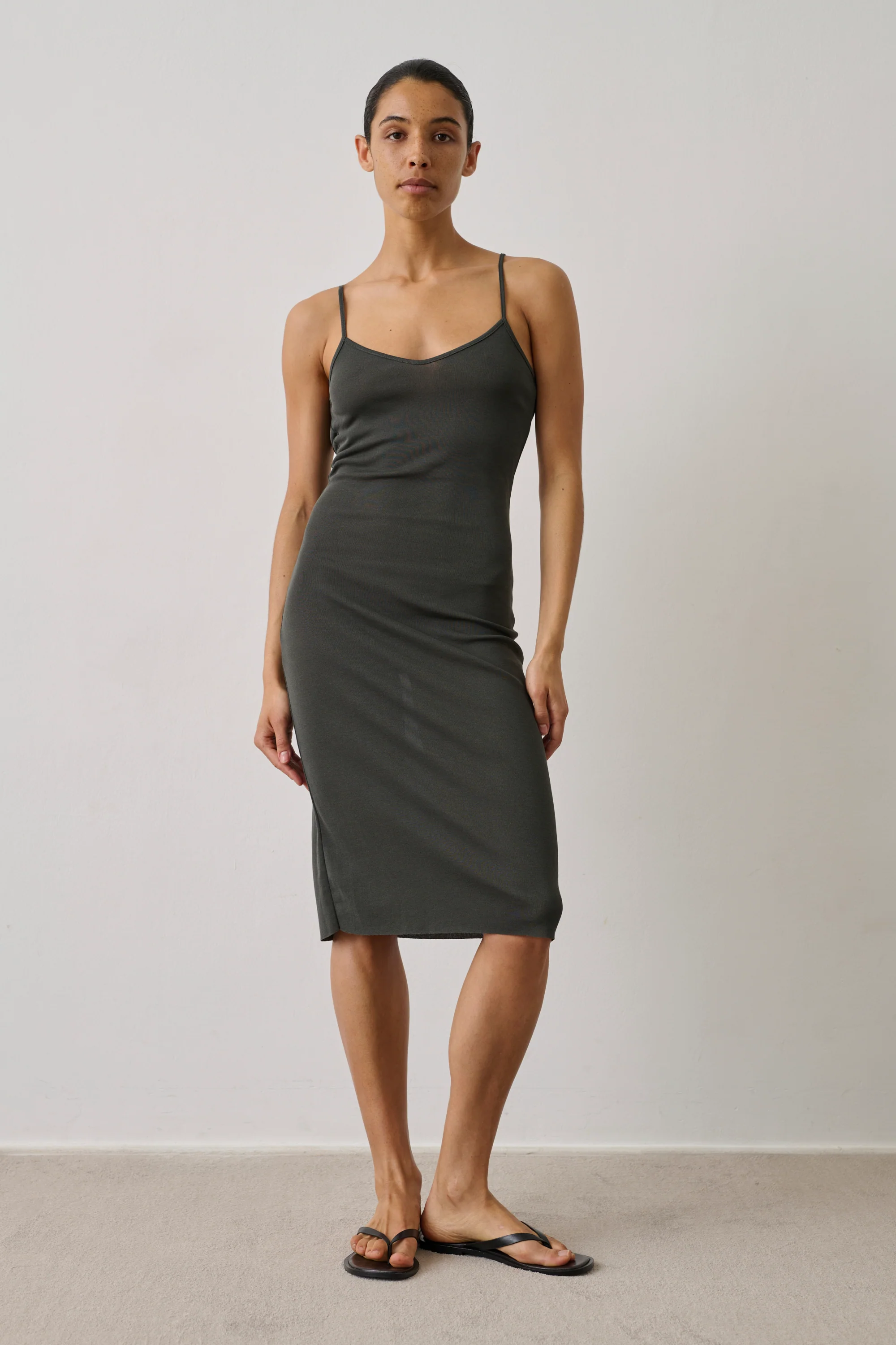GREY ITHACA DRESS