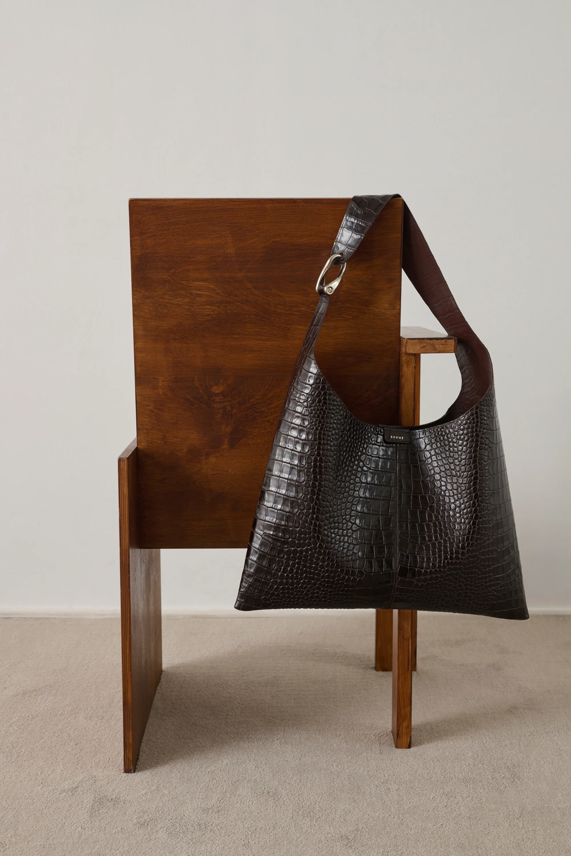 BROWN COSIMA BAG - Image 7