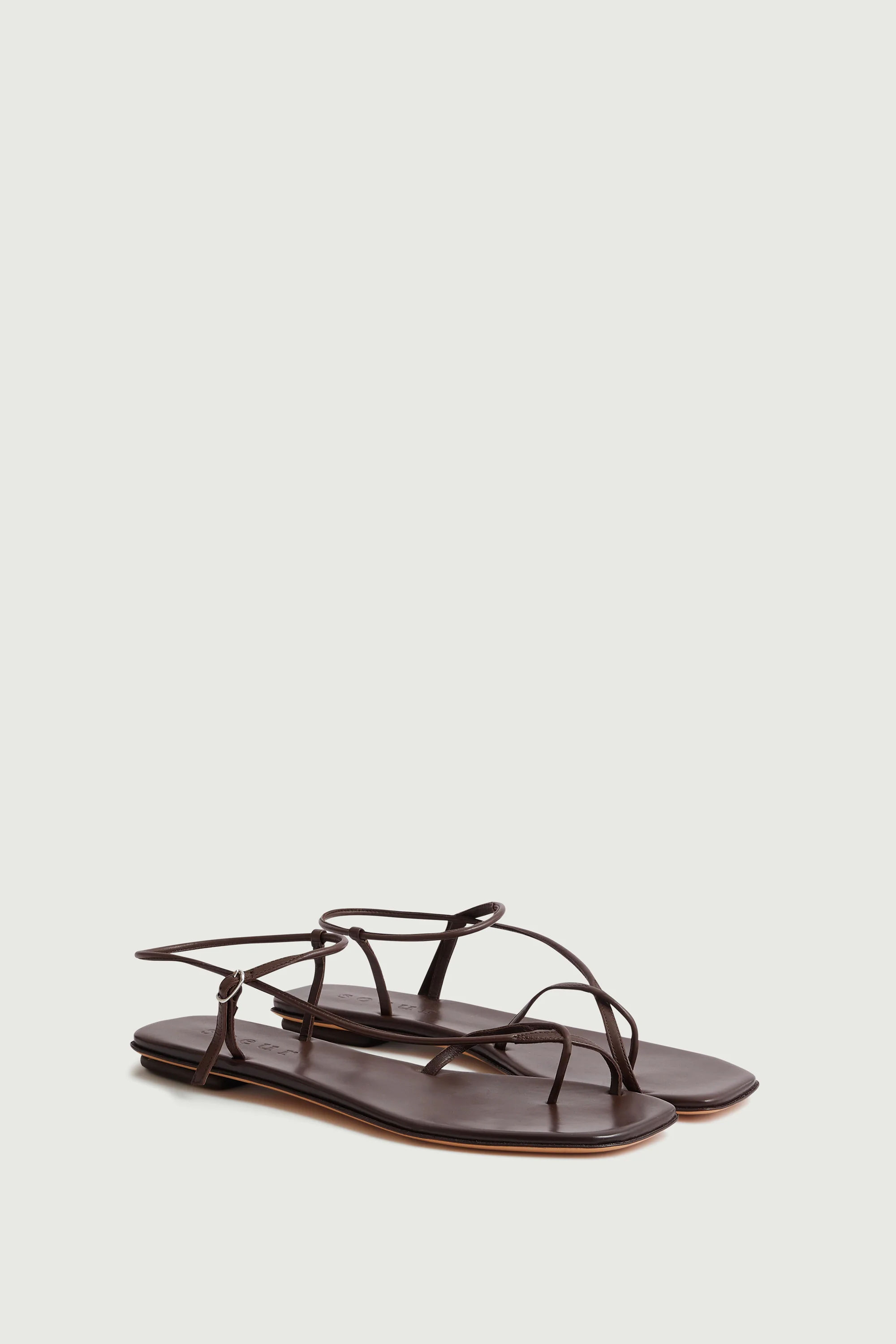 BROWN ROSALIE SANDALS - Image 2