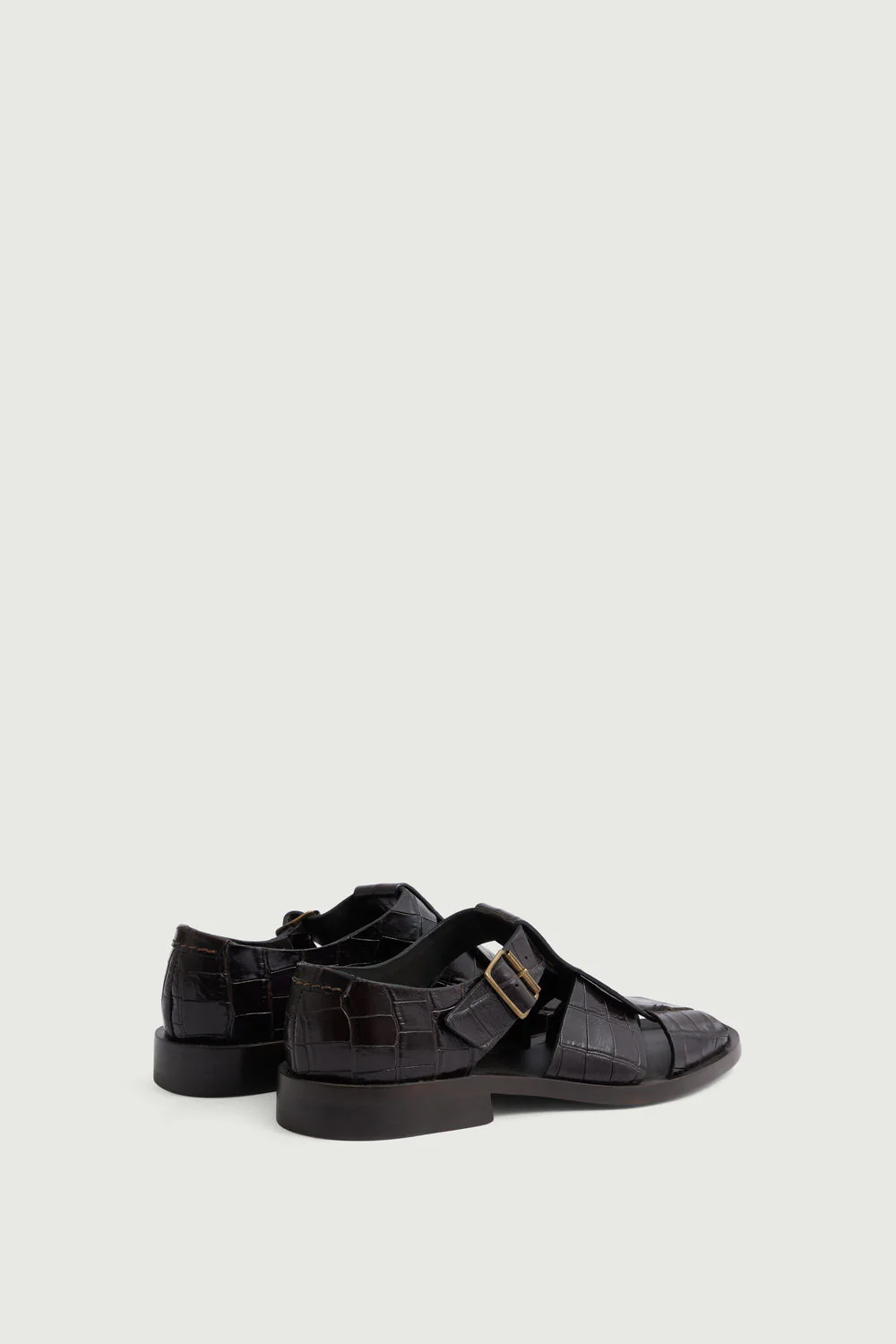 BROWN VELIKA SANDALS - Image 3