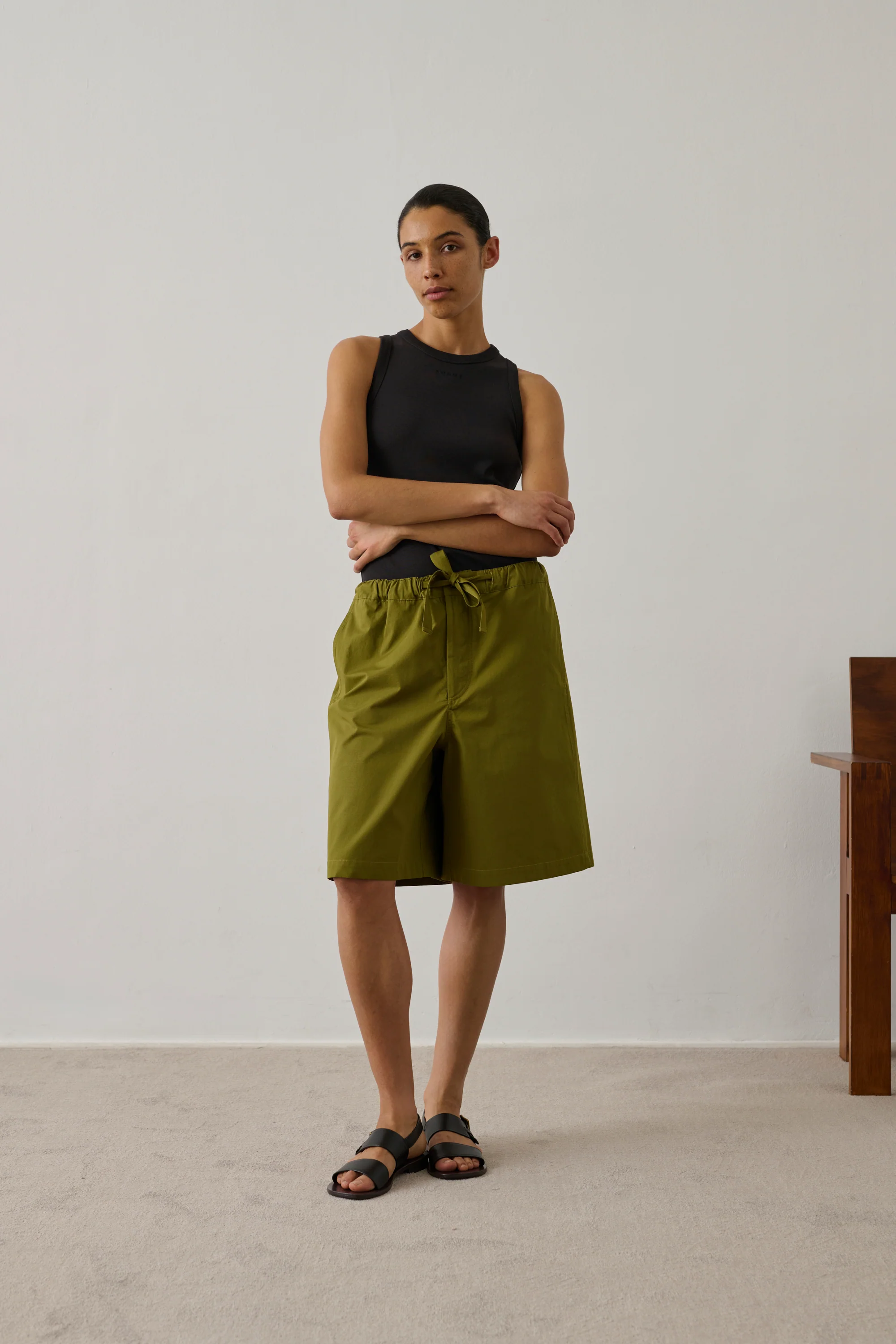GREEN IZIA SHORTS