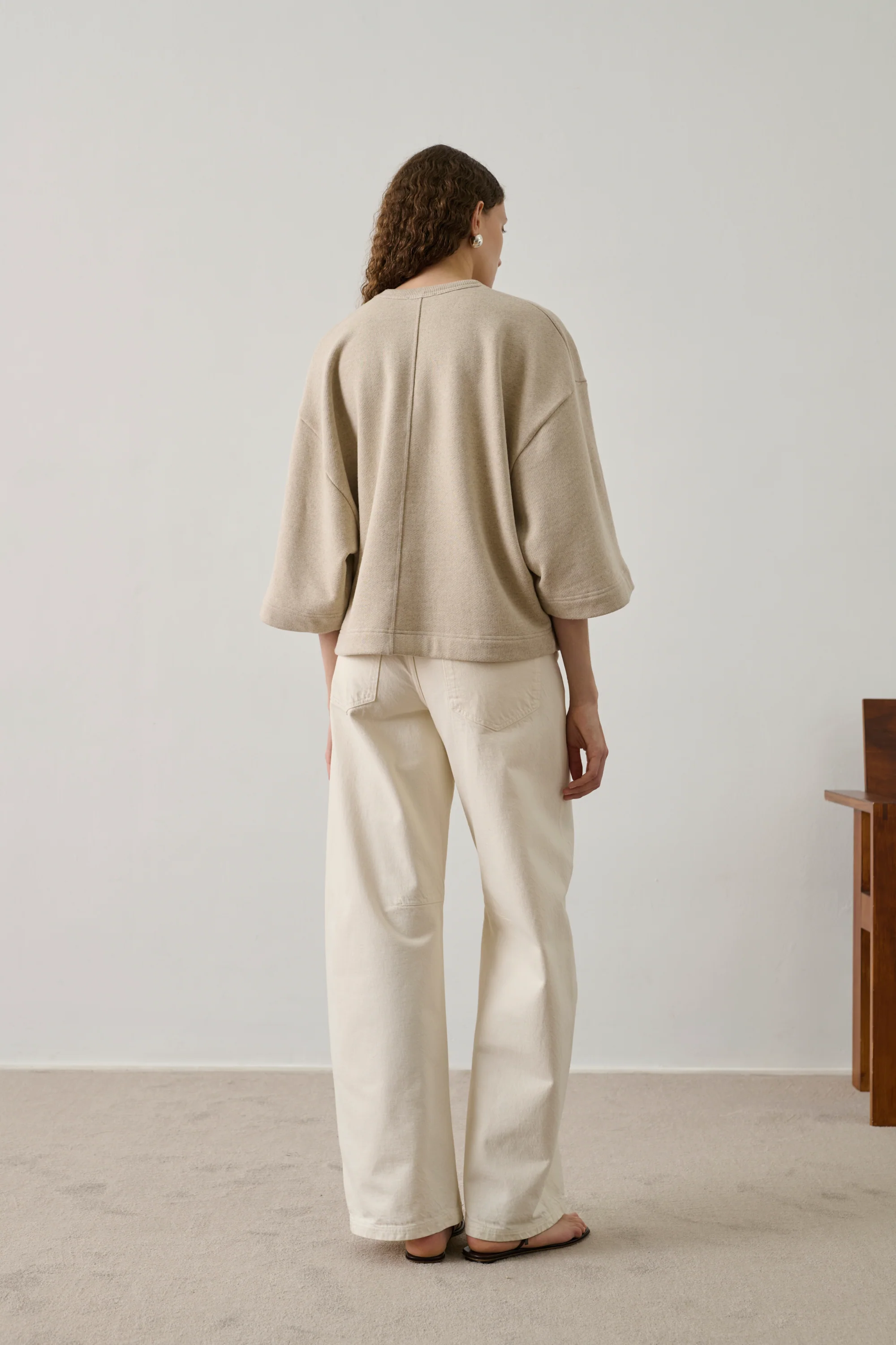 BEIGE IKSAN SWEATSHIRT - Image 4