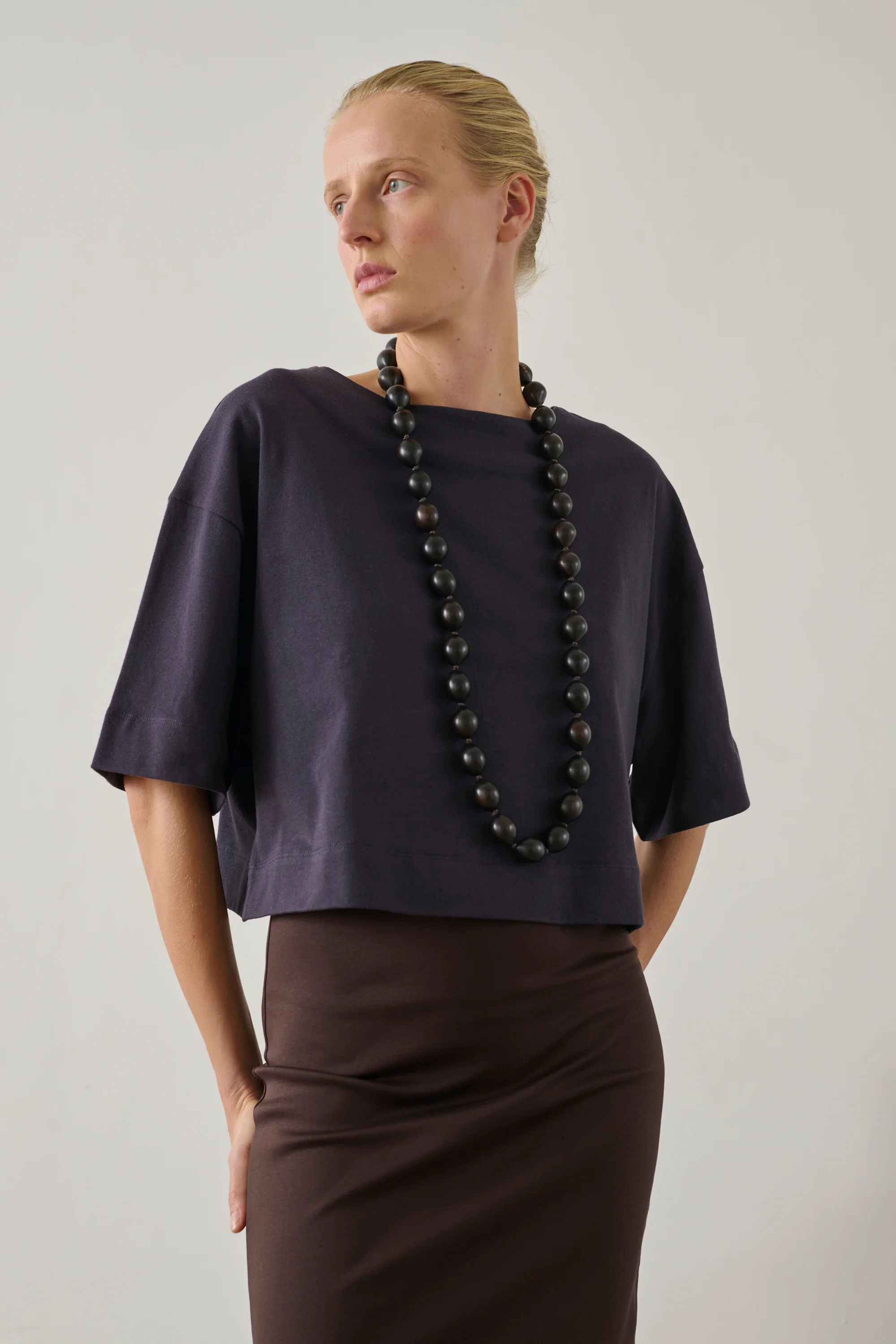 PURPLE DAVINA T-SHIRT