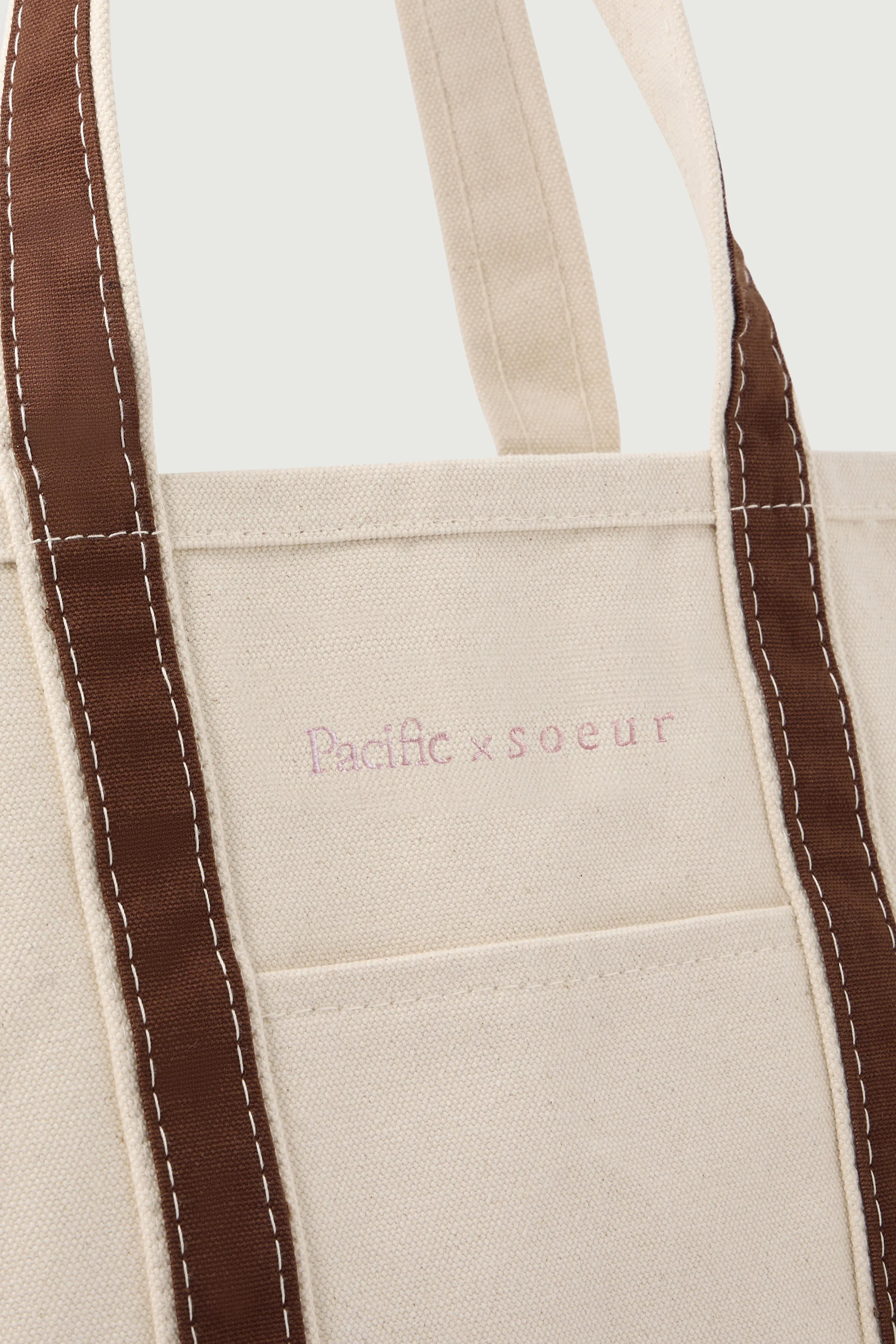 BROWN MEDIUM BOOKS TOTE BAG - Image 4