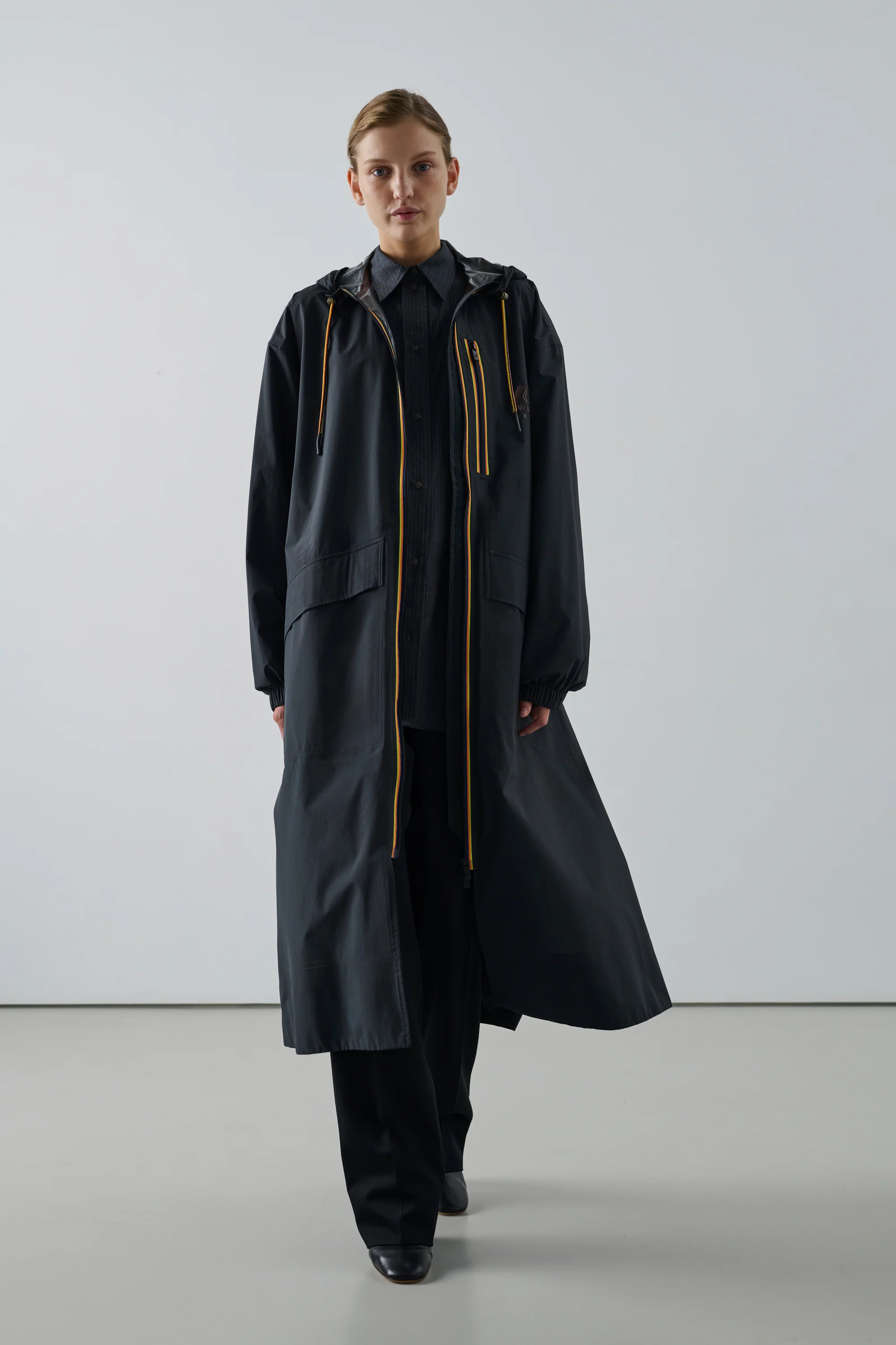 GREY PRADEL TRENCH COAT