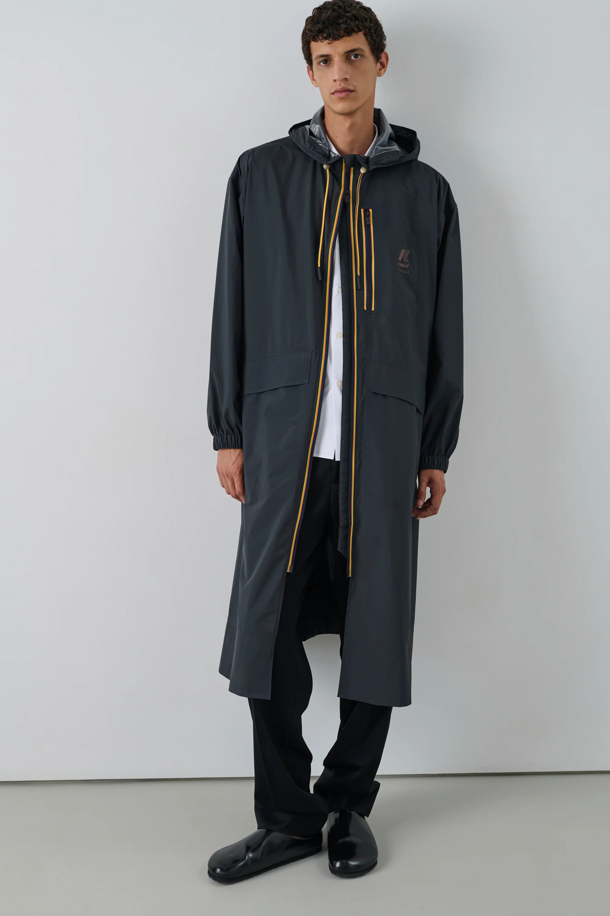 GREY PRADEL TRENCH COAT - Image 2