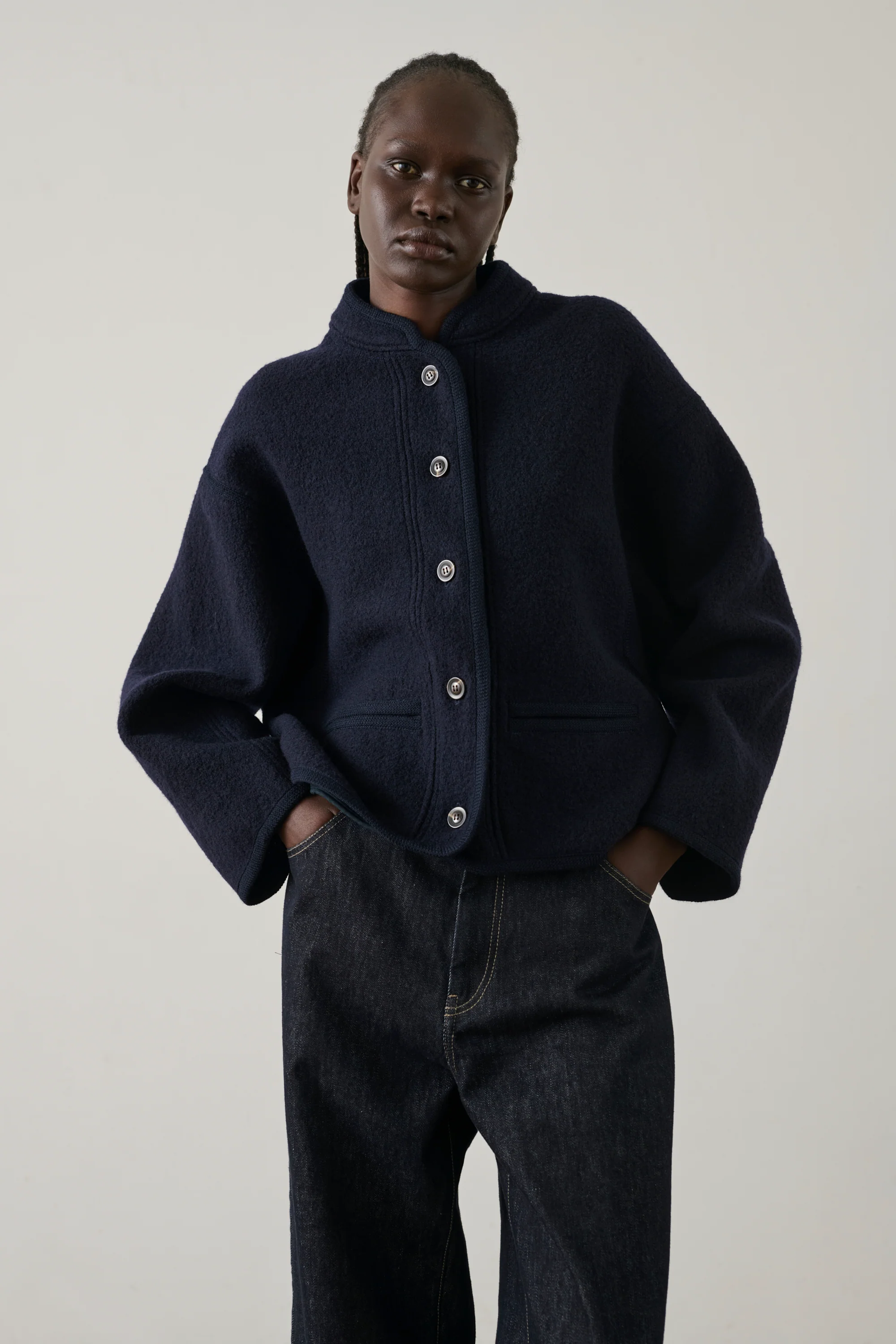 OLYMPE NAVY JACKET - Image 5